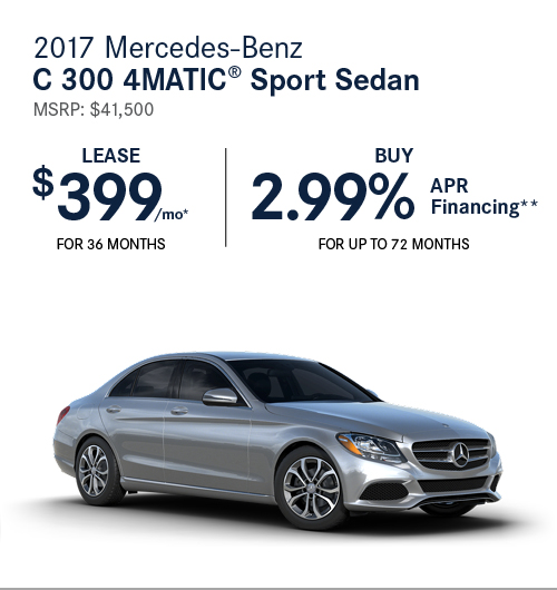 2017 Mercedes-Benz C 300 4MATIC® Sport Sedan