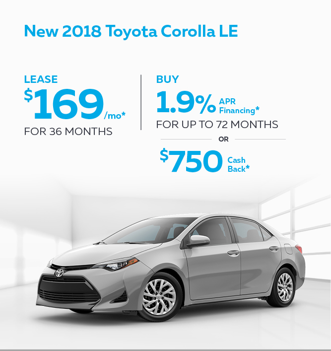 New 2018 Toyota Corolla LE