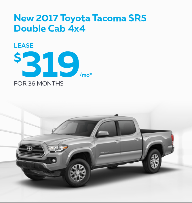 New 2017 Toyota Tacoma SR5 Double Cab 4x4