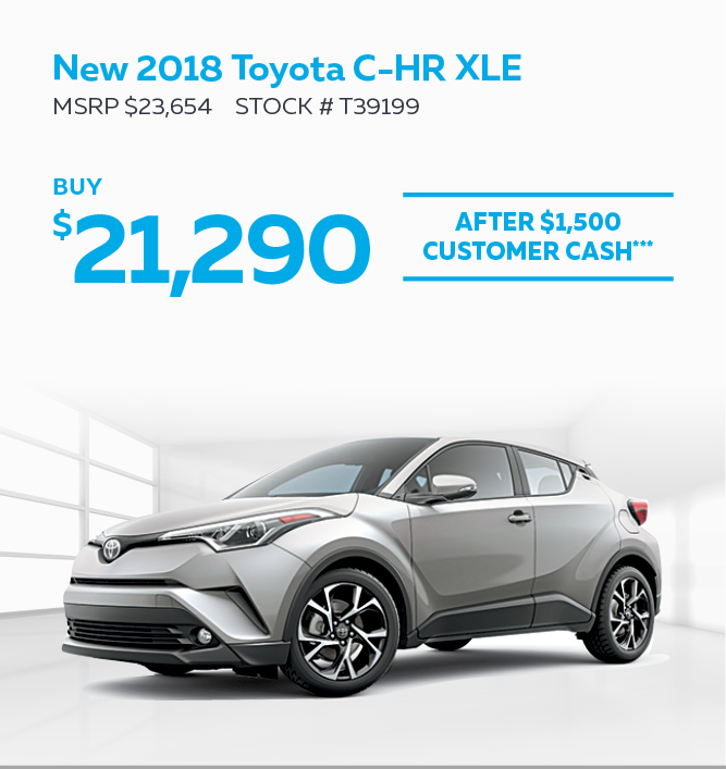 New 2018 Toyota C-HR XLE
