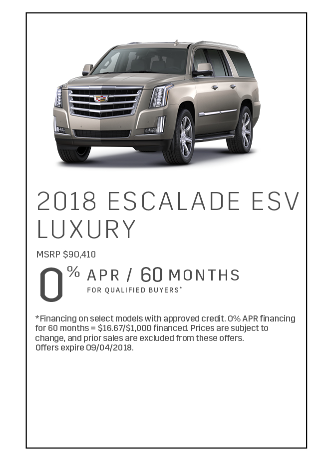 2018 Escalade ESV Luxury
