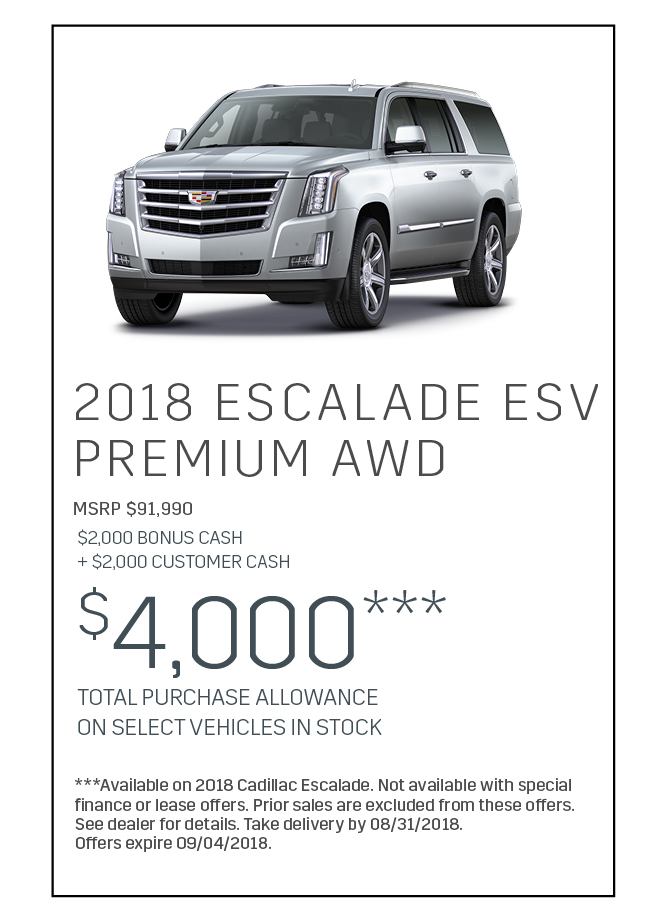2018 Escalade ESV Premium AWD