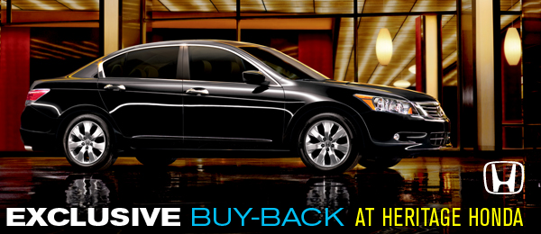Exclusive Buy-Back at Heritage Honda.