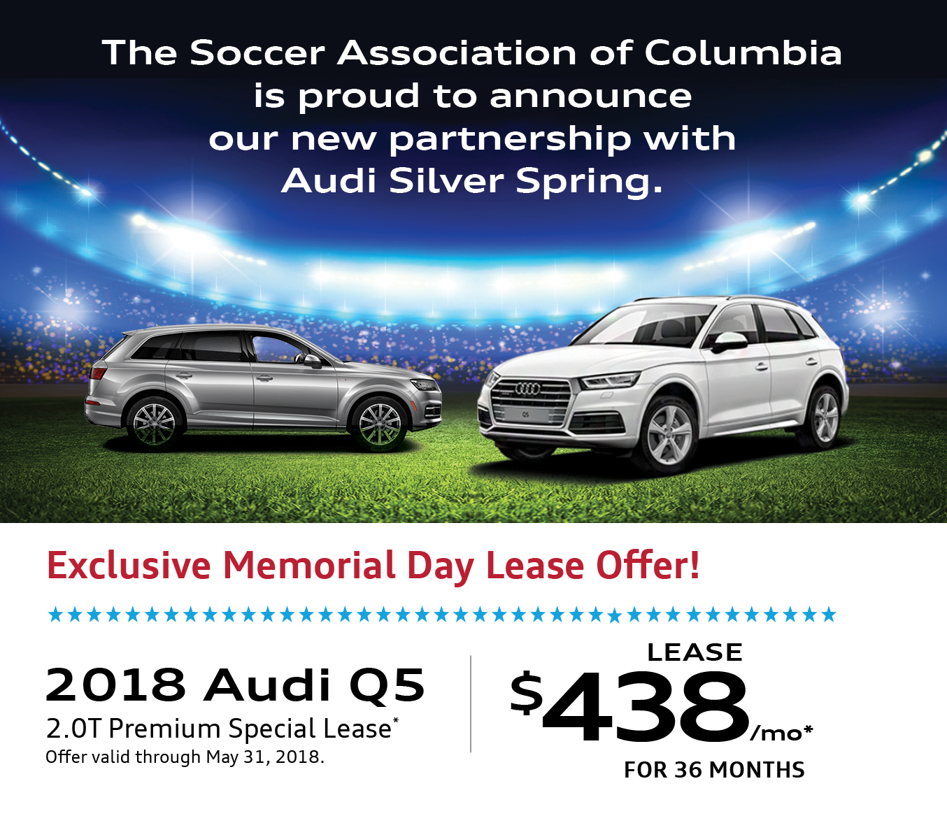 Exclusive Memorial Day Lease Offer!