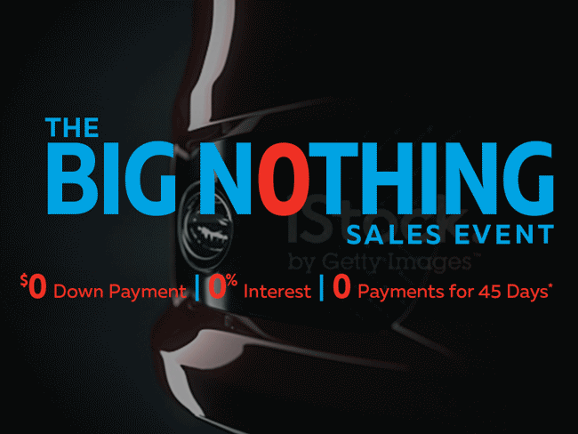 The Big Nothing Sales Event