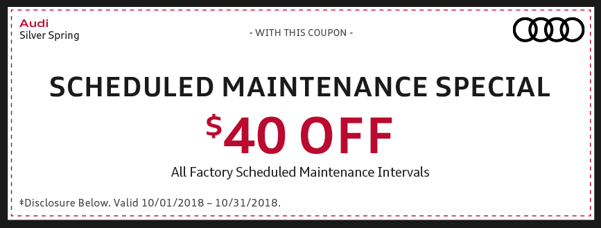 Maintenance Special - $40 OFF
