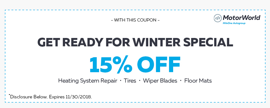 15% OFF Winter Special