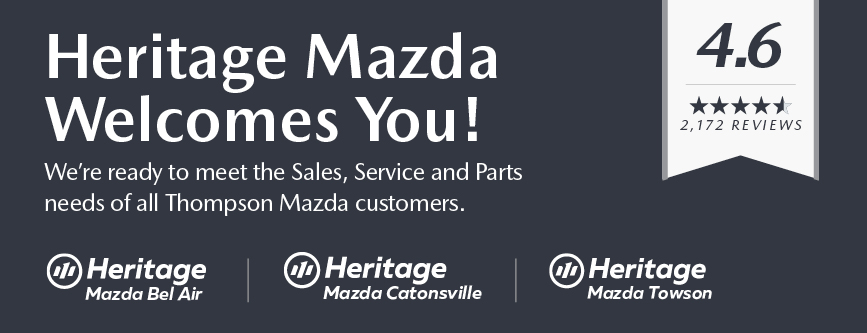 Heritage Mazda is here for you.