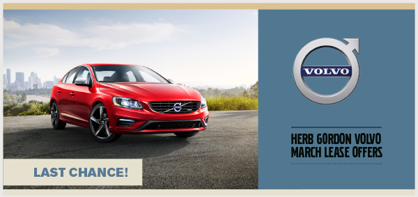 March Lease Offers from Herb Gordon Volvo