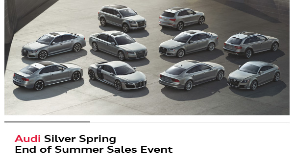 Audi Silver Spring End of Summer Sales Event