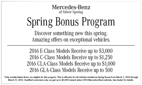 Spring Bonus Program
