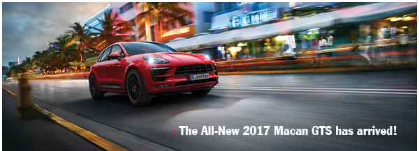 The All-New 2017 Macan GTS has arrived!