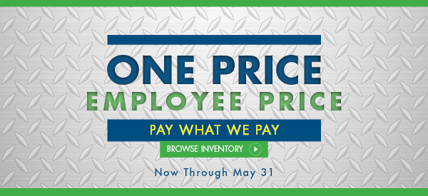 One Price. Employee Price.