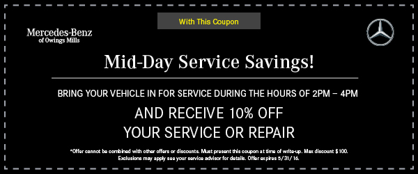Mid-Day Service Savings!