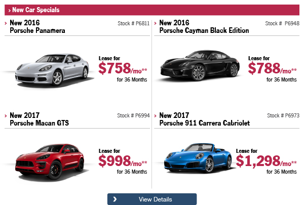 New Car Specials