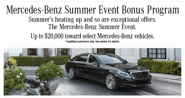 Mercedes-Benz Summer Event Bonus Program