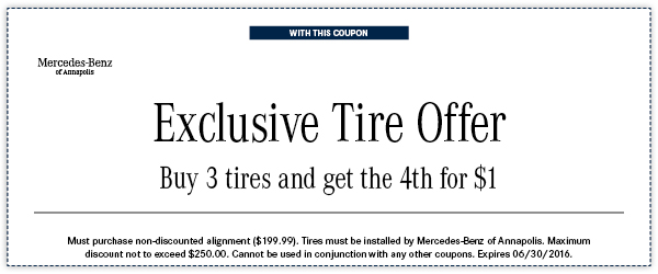 Exclusive Tire Offer