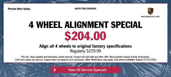 4 Wheel Alignment Special
