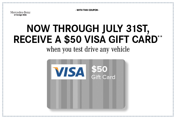Receive a $50 Visa Gift Card