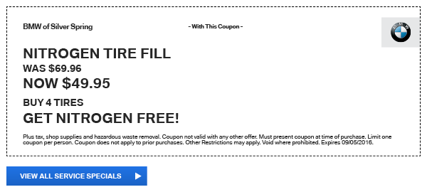Buy 4 Tires Get Nitrogen Free