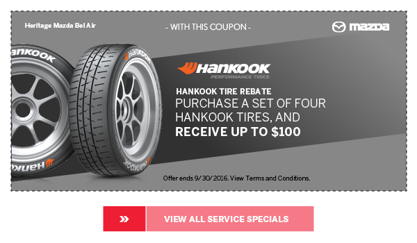Hankook Tire Rebate