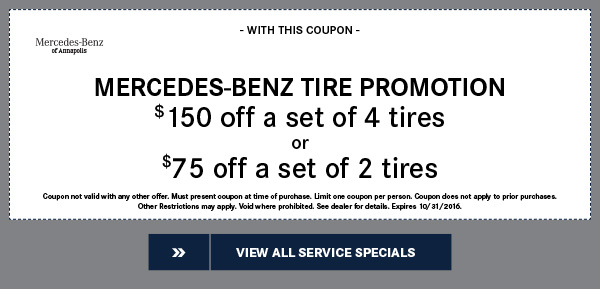 Mercedes-Benz Tire Promotion