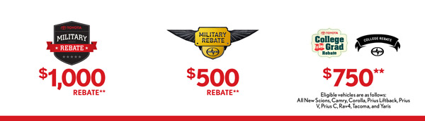Check out these grea rebates!
