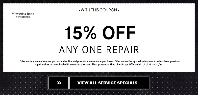 15% Off Any One Repair