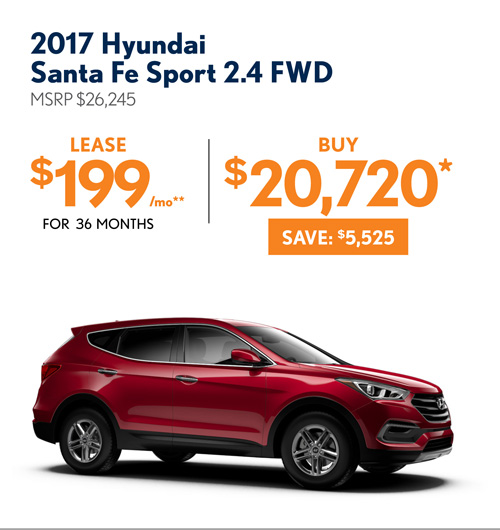 2017 Hyundai Santa Fe Sport 2.4 FWD