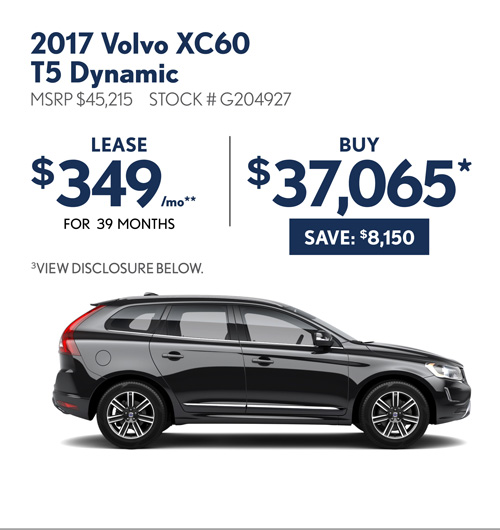 2017 Volvo XC60 T5 Dynamic