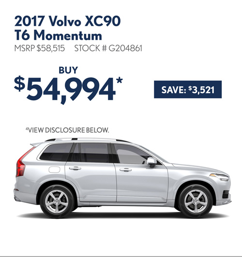 2017 Volvo XC90 T6 Momentum AWD