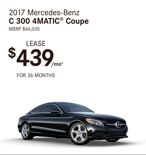 2017 Mercedes-Benz C 300 4MATIC® Coupe