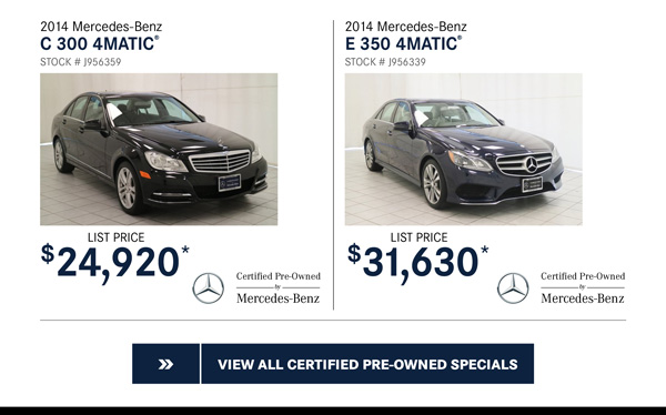 Great offers on Certified Pre-Owned