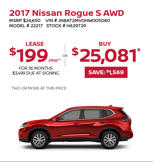 2017 Nissan Rogue S AWD
