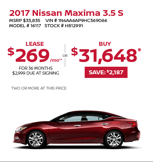 2017 Nissan Maxima 3.5 S