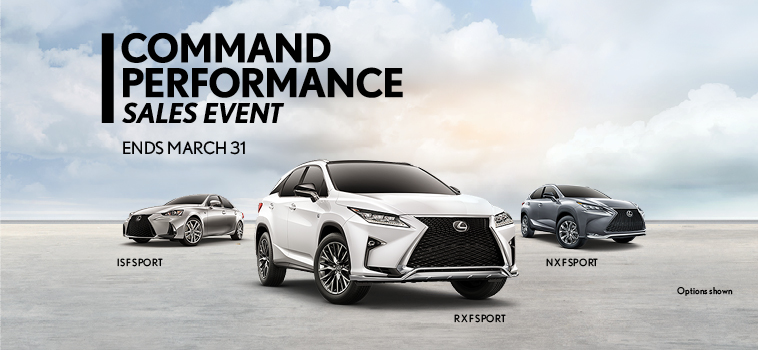 Lexus Command Performance Sales Event