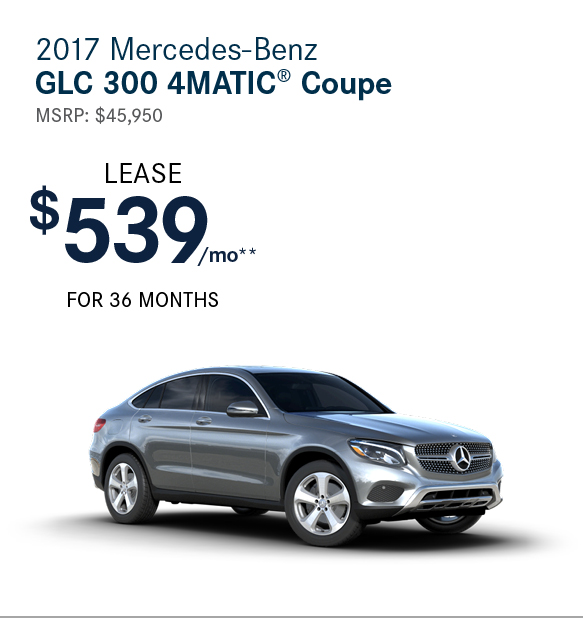 2017 Mercedes-Benz GLC 300 4MATIC® Coupe