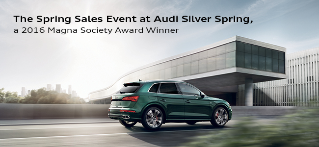 The Spring Sales Event at Audi Silver Spring