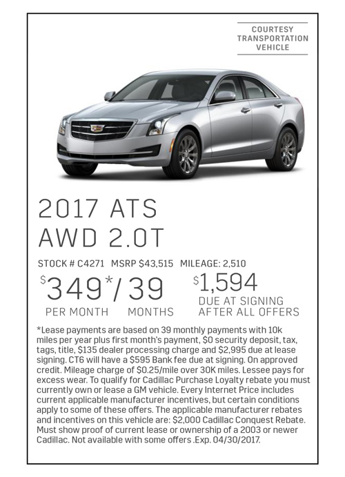 2017 ATS AWD 2.0 T