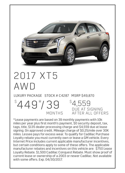 2017 XT5 Luxury AWD