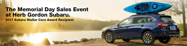 The Memorial Day Sales Event at Herb Gordon Subaru