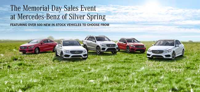 The Memorial Day Sales Event at Mercedes-Benz of Silver Spring
