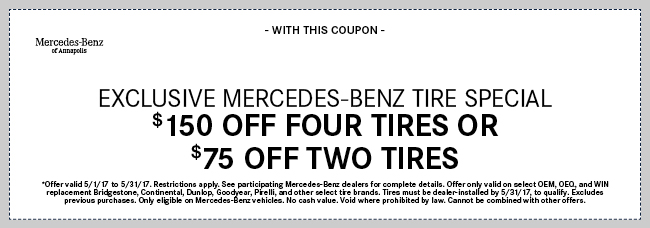 Exclusive Mercedes-Benz Tire Special
