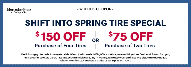 Shift Into Spring Tire Special
