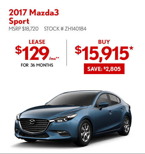 2017 Mazda3 Sport