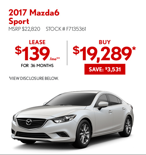 2017 Mazda6 Sport 