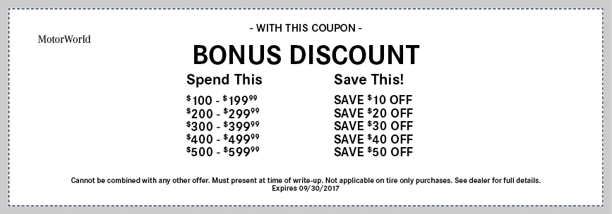 Bonus Discount