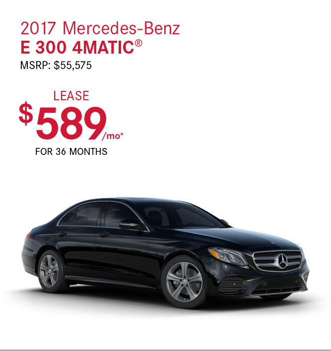 2017 Mercedes-Benz E 300 4MATIC®