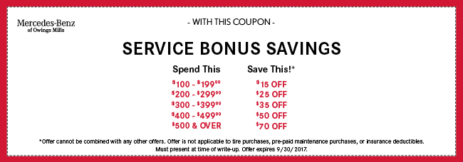 Service Bonus Savings