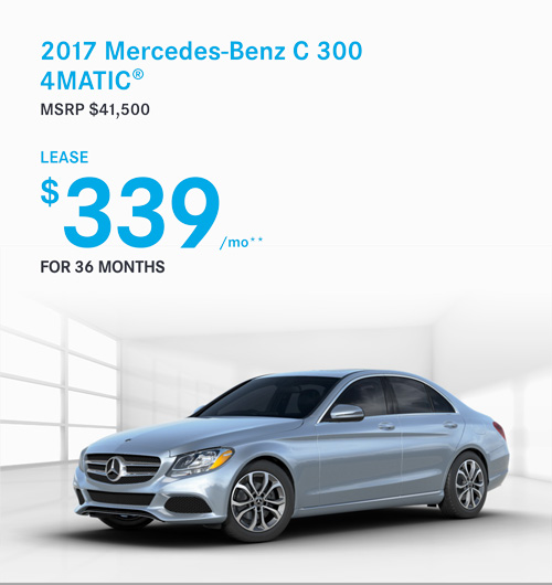 2017 Mercedes-Benz C 300 4MATIC®